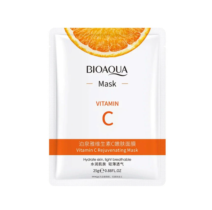 Mascarilla de vitamina c bioaqua velo facial