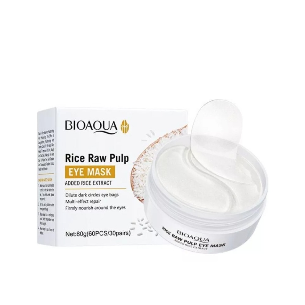 parches para ojeras de arroz bioaqua