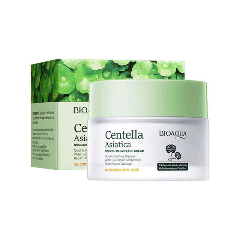 Crema hidratante de centella asiatica bioaqua