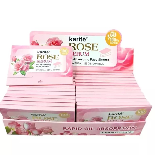 Papelitos para la grasa Karite Rose Serum (1606-47D)