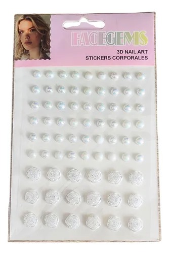 Gemas Perlas Adhesivas Rostro