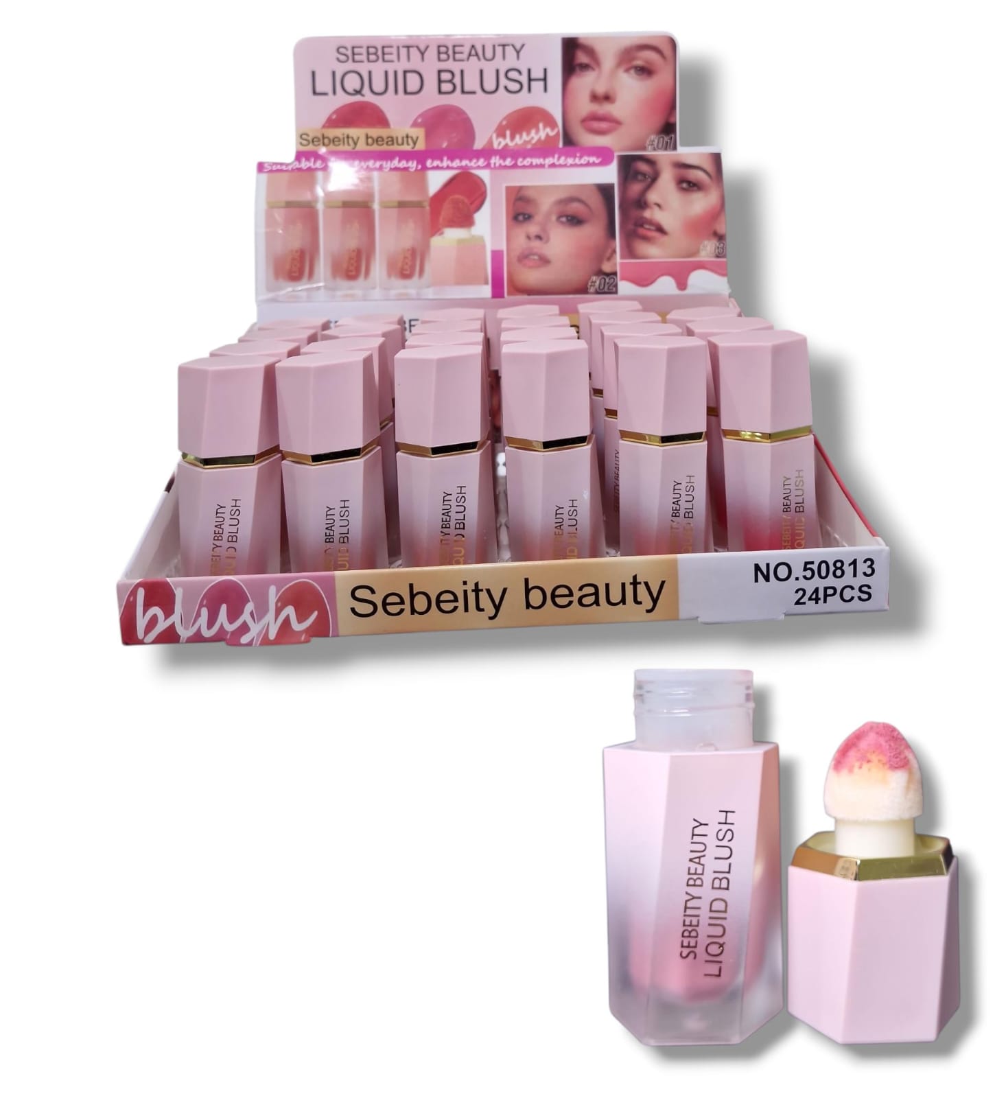 RUBOR CON ESTAMPITA SEBEITY BEAUTY  (50813)